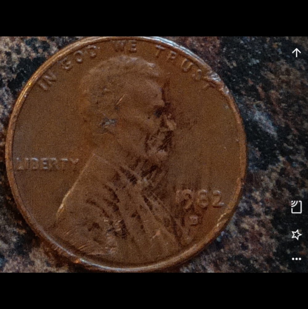 1982 D penny